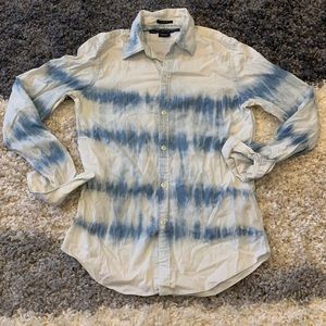 Ralph Lauren tie dye chambray shirt